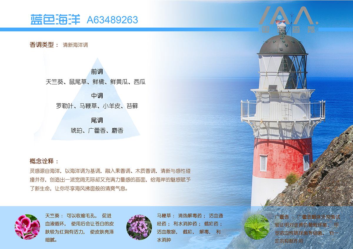 IAA国际香氛蓝色海洋香型精油
