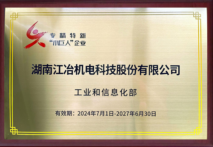 國家專精特新小巨人企業