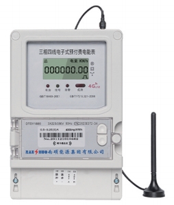 4G射频刷卡三相公用电表