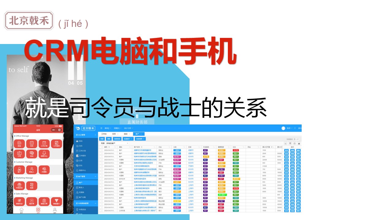 司令员与士兵-移动端与PC端的关系