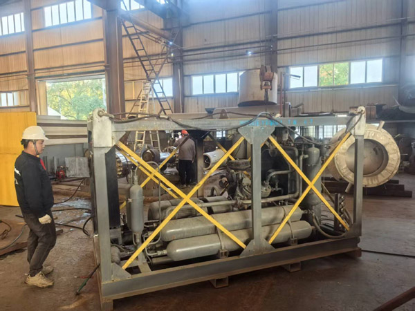 贤易高压压缩空气租赁服务于化工容器试压