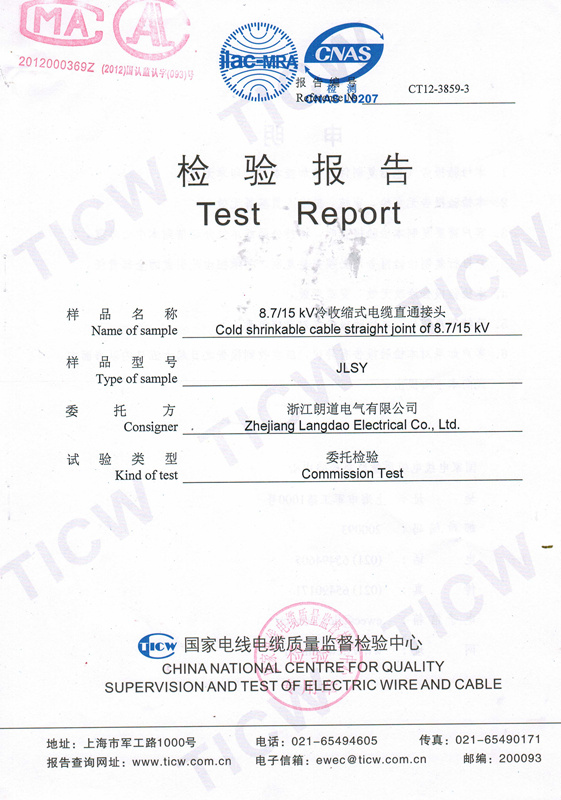 Test report
