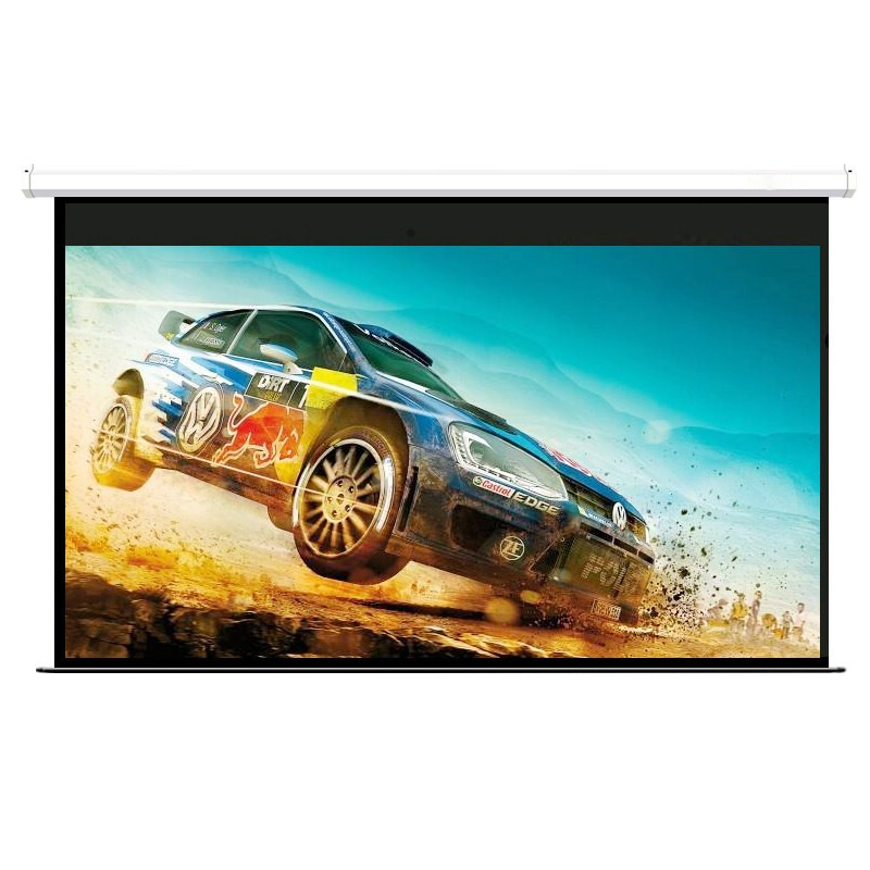 消费级铁壳电动拉线幕