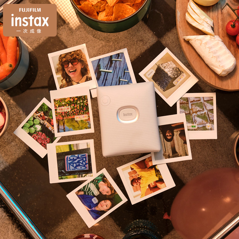 富士instax方形手机照片打印机 SQUARE Link 标配赠20张拍立得相纸