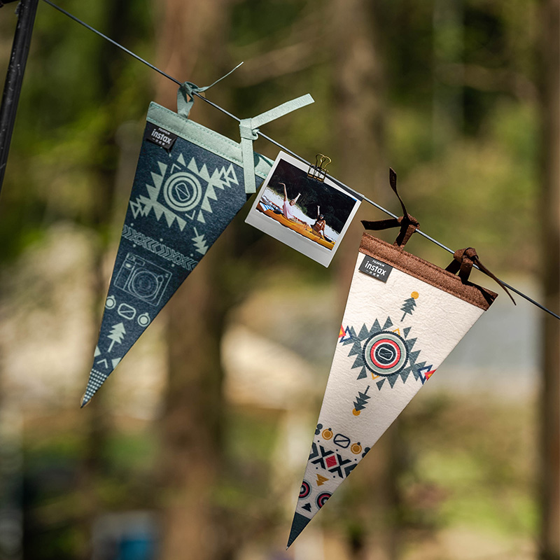 富士instax一次成像WIDE400旷野图腾宽幅相机