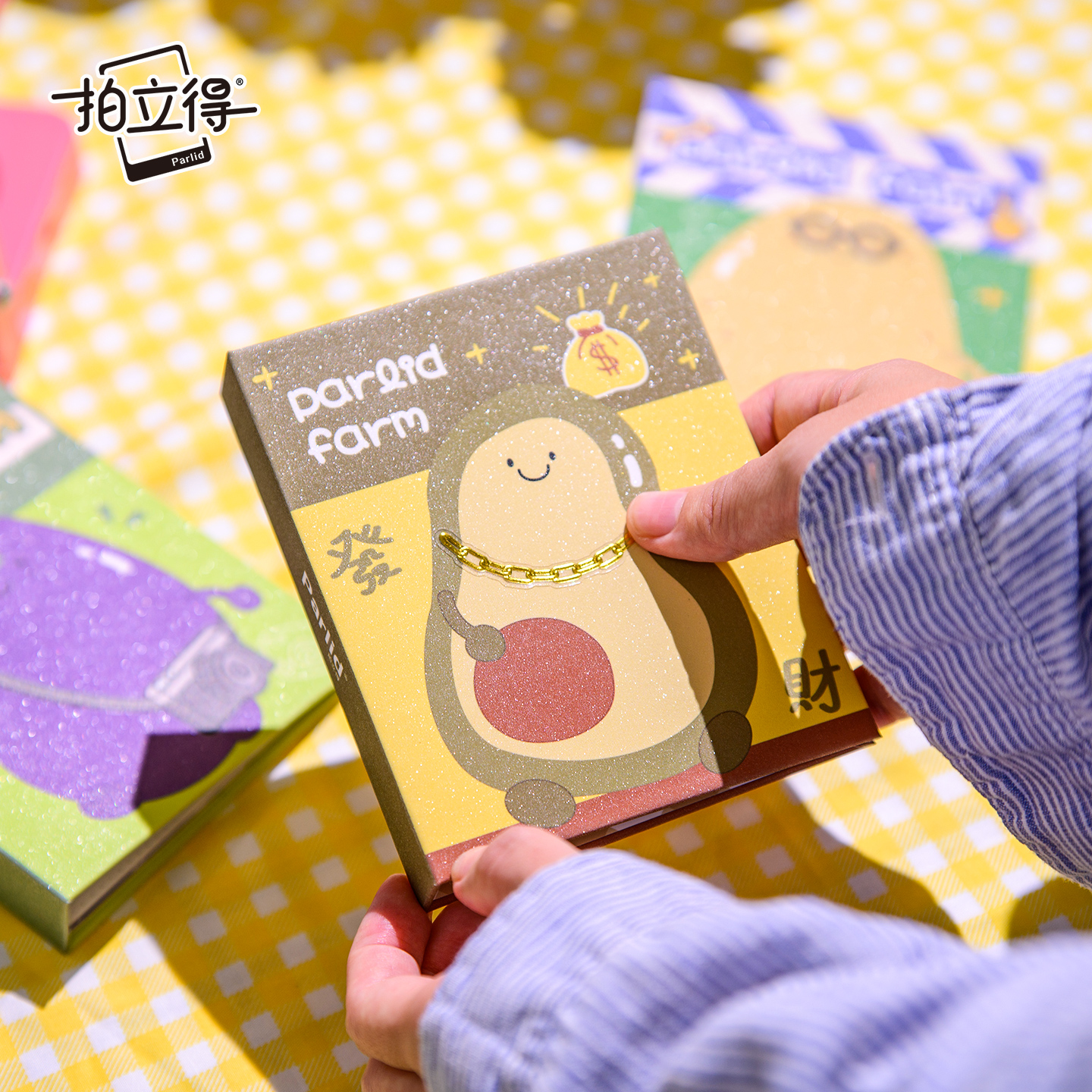 拍立得Parlid卡套相纸收纳套DIY相册情侣纪念册二联卡册mini相纸相册