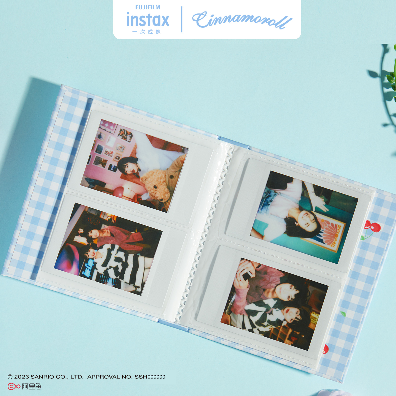 富士instax一次成像mini大耳狗盛满樱桃相册