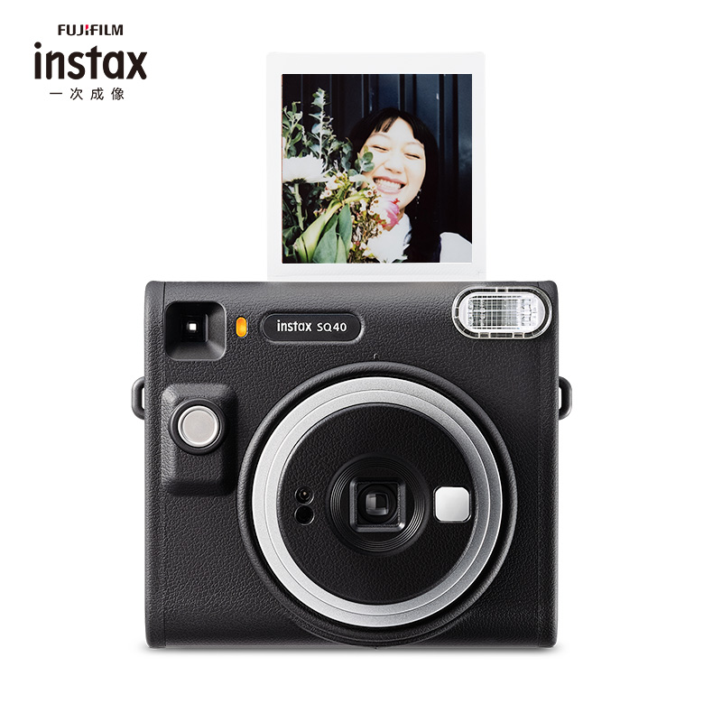 INSTAX/富士SQ40拍立得一次成像方形相机复古拍照标配含10张晚霞相纸