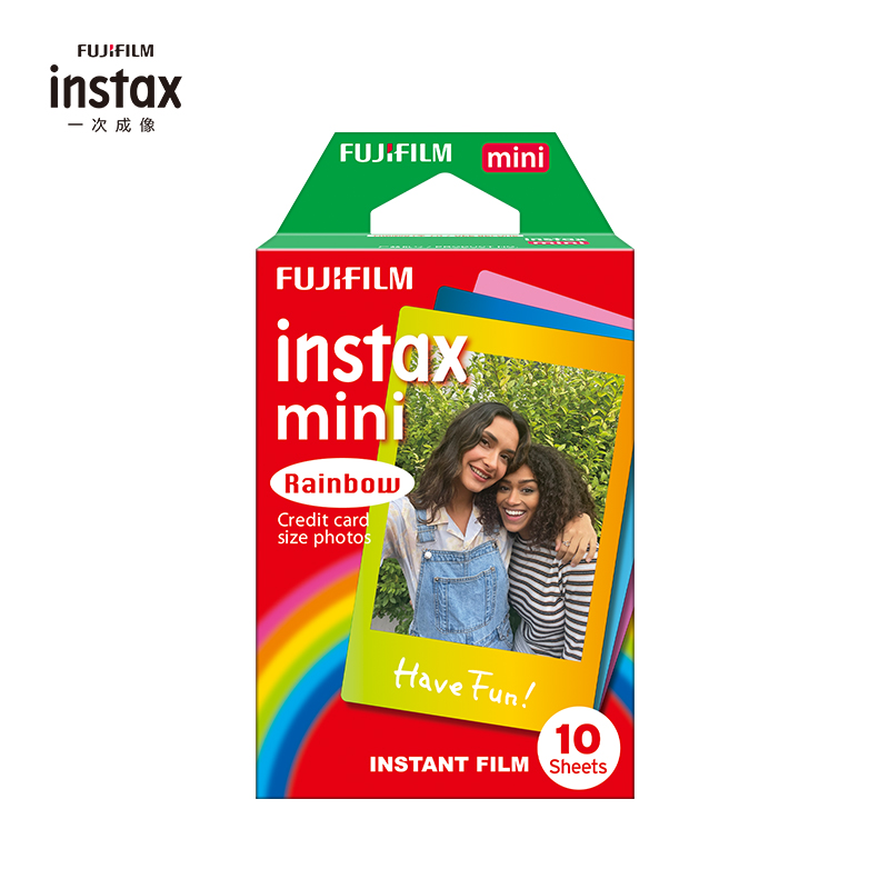 富士instax一次成像mini彩虹相纸