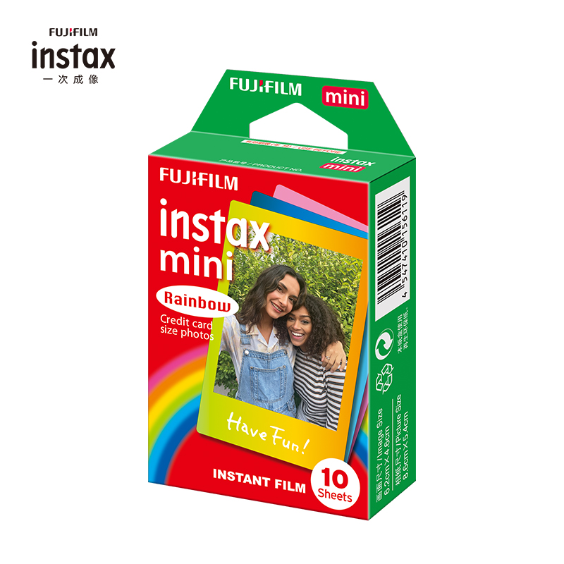 富士instax一次成像mini彩虹相纸