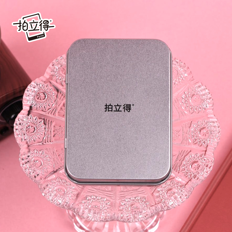 拍立得金属储蓄盒相纸收纳罐收纳盒防尘发夹耳钉耳环收纳