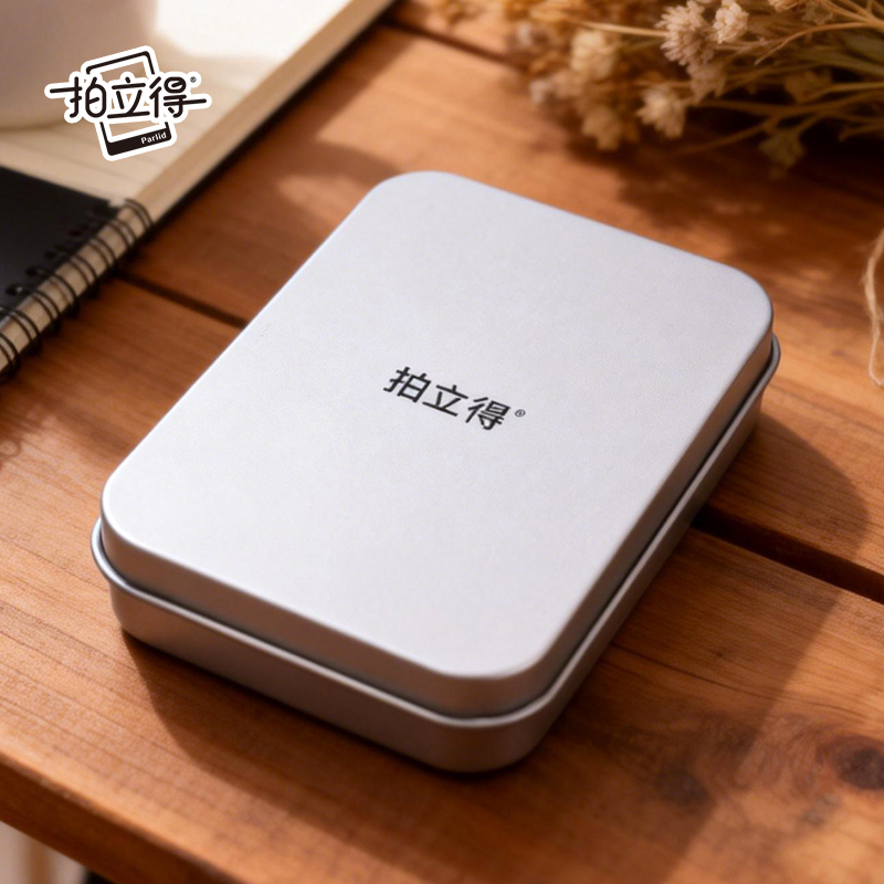 拍立得金属储蓄盒相纸收纳罐收纳盒防尘发夹耳钉耳环收纳