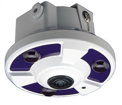 KW-PNG1-IP130W 130万鱼眼前端硬件矫正无变形网络全景摄像机