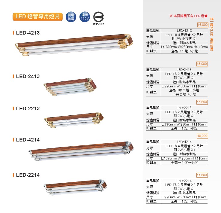 LED T8雙邊供電玻璃燈管