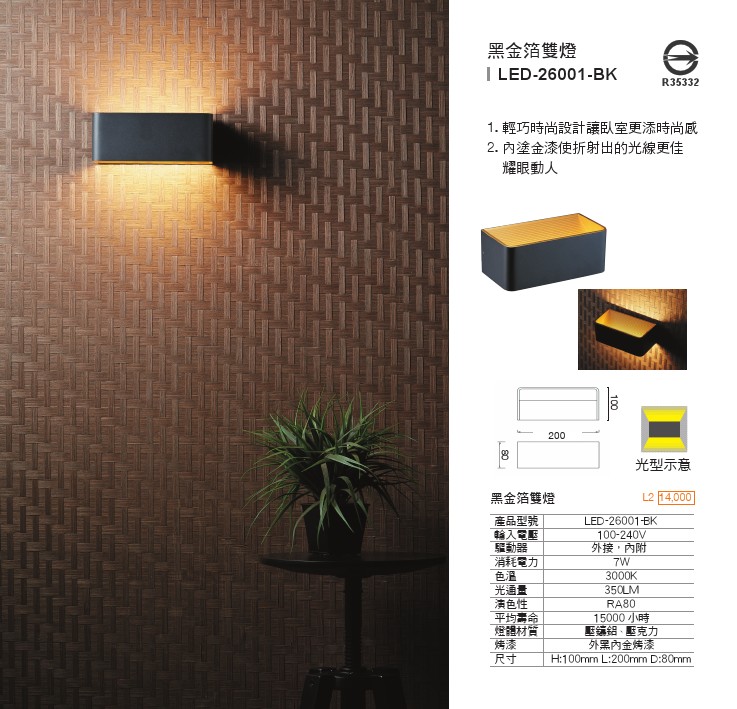 LED居家壁燈