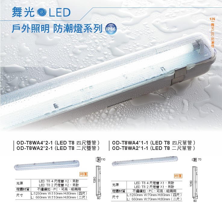 LED戶外照明 防潮燈系列