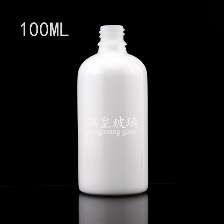 100ml白瓷圓柱形精油瓶