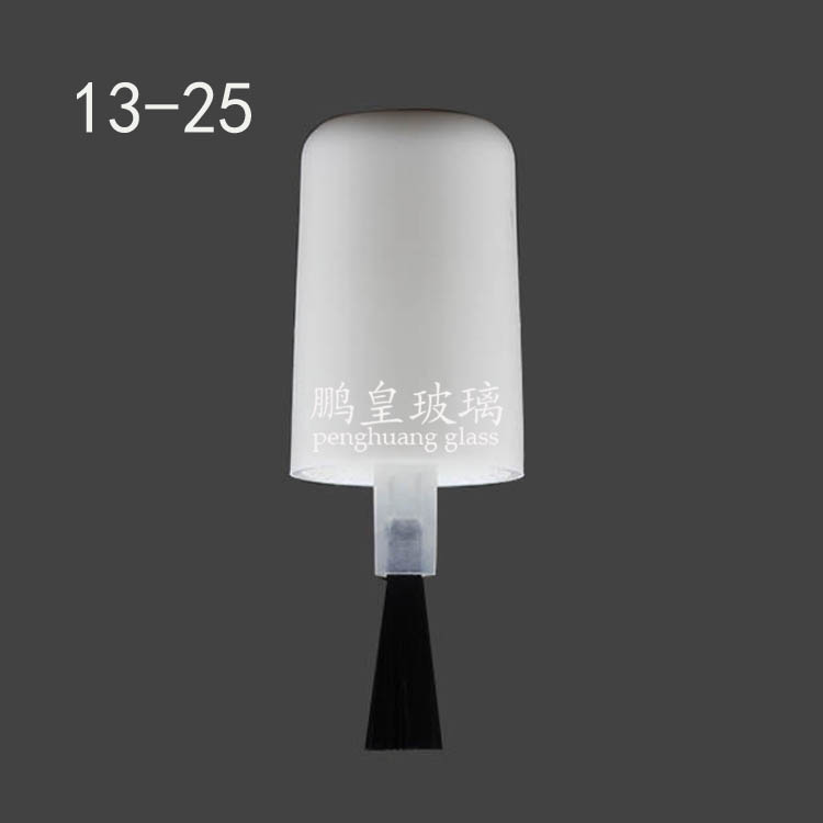 13-25 白色光面指甲油蓋+毛刷