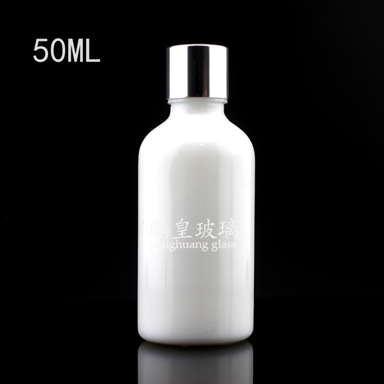 50ml白瓷圓柱形精油瓶