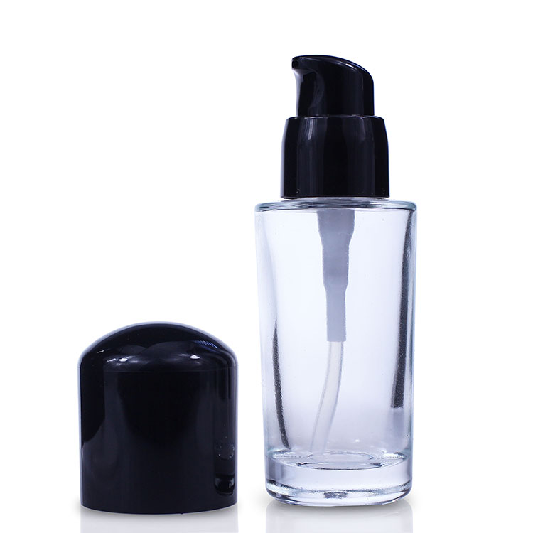F011 pump bottle foundation glass bottle