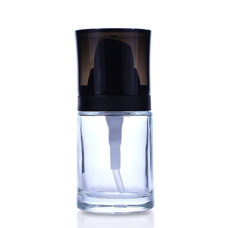 F012 pump bottle foundation glass bottle