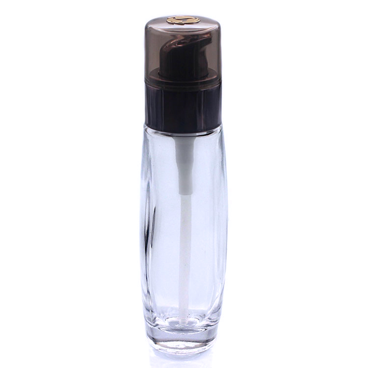 F016 pump bottle foundation glass bottle