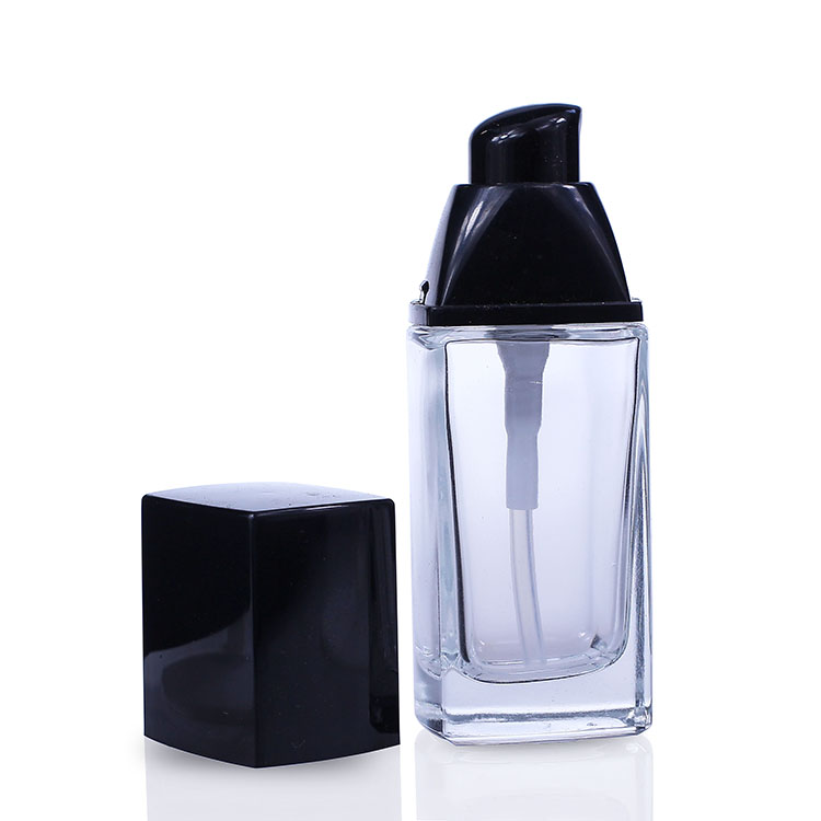 F026 pump bottle foundation glass bottle