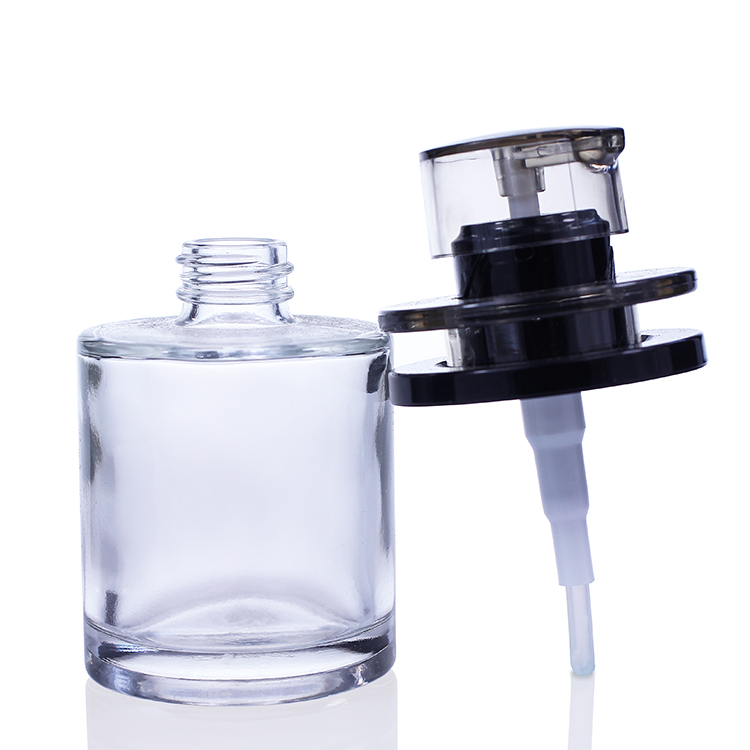 F030 pump bottle foundation glass bottle