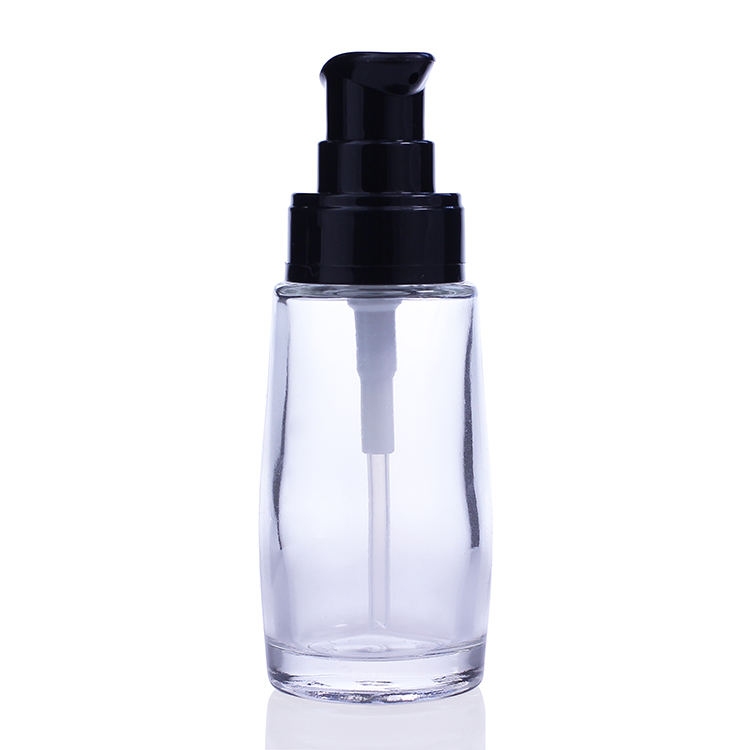 F033 pump bottle foundation glass bottle