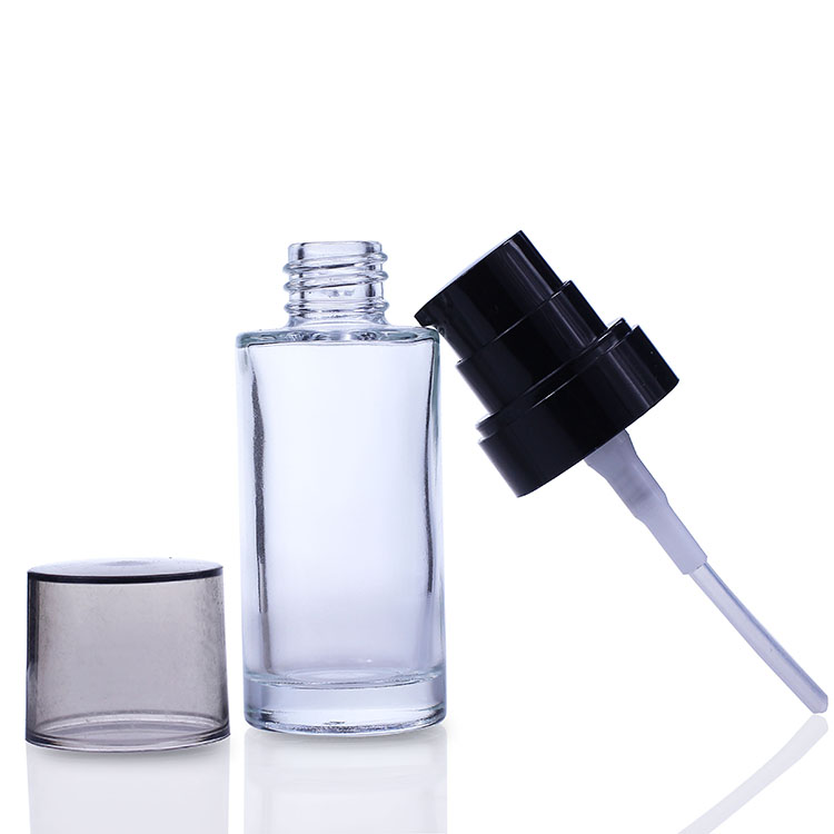 F035 pump bottle foundation glass bottle