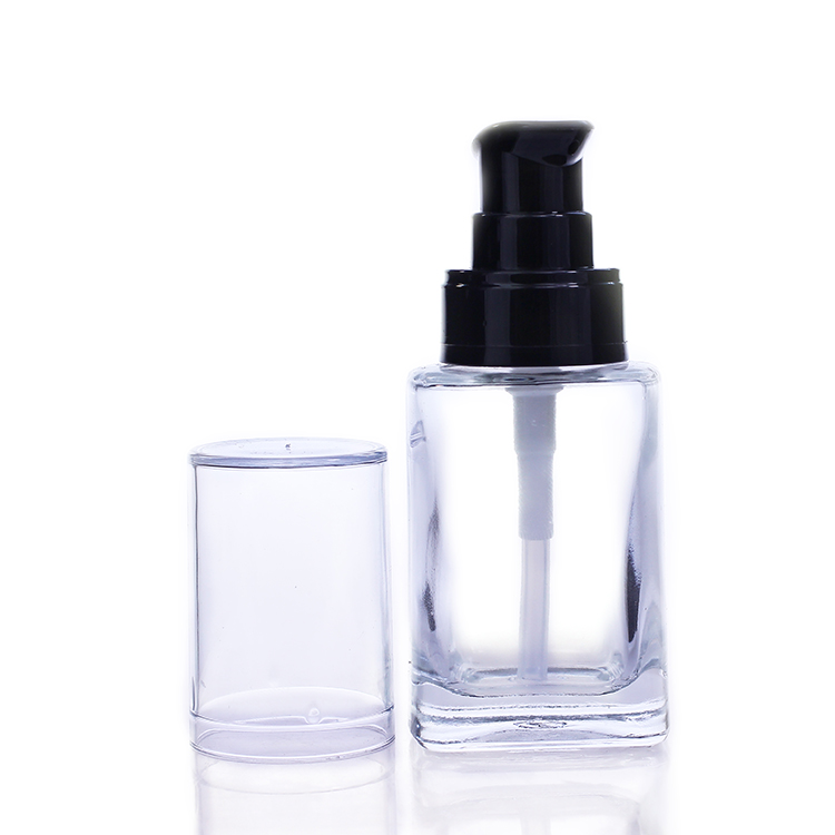 F038 pump bottle foundation glass bottle