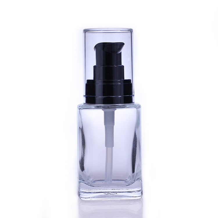 F038 pump bottle foundation glass bottle