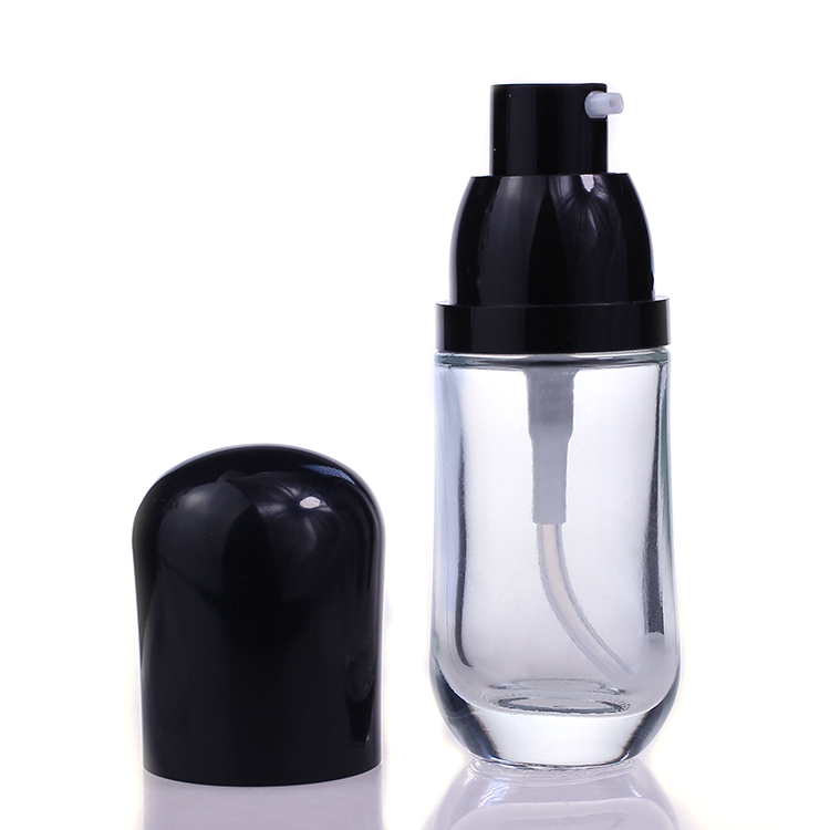 F039 pump bottle foundation glass bottle