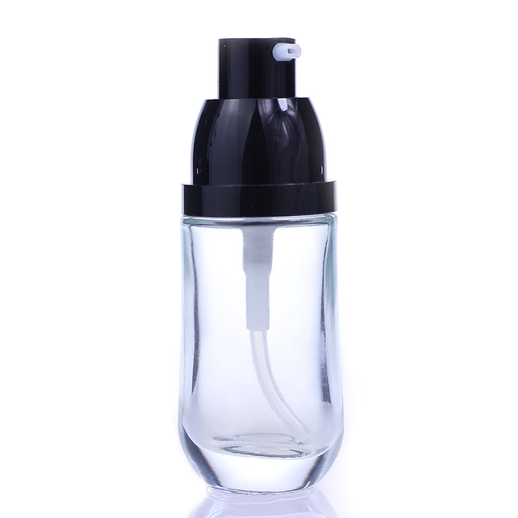 F039 pump bottle foundation glass bottle