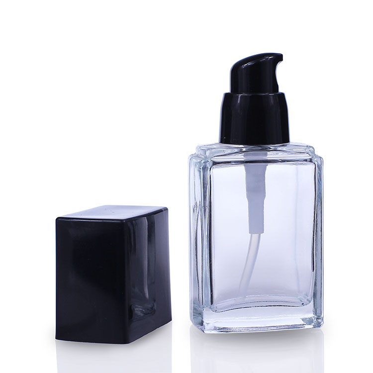 F040 pump bottle foundation glass bottle