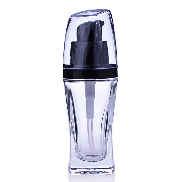 F041 pump bottle foundation glass bottle