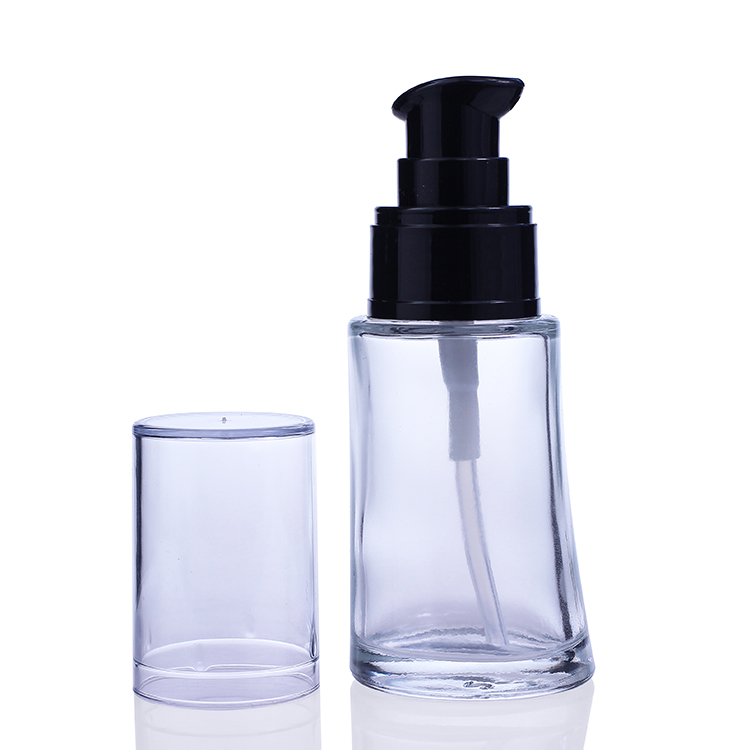 F042 pump bottle foundation glass bottle