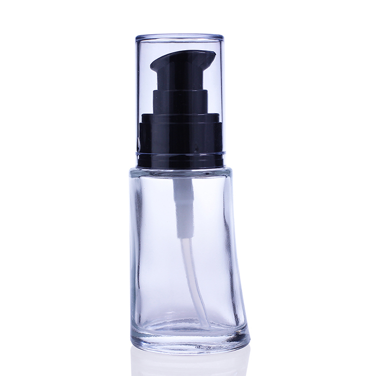 F042 pump bottle foundation glass bottle