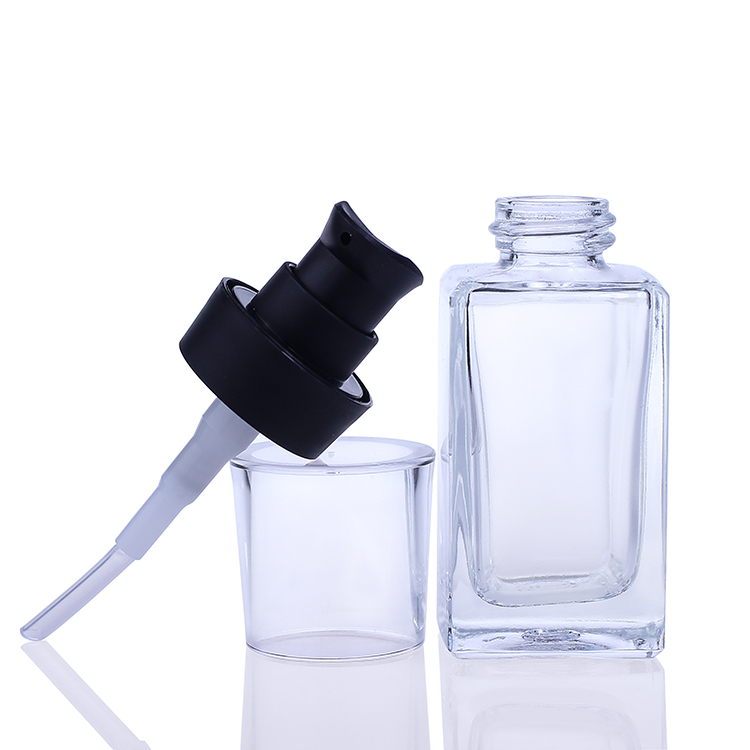 F043 pump bottle foundation glass bottle