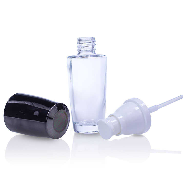 F044 pump bottle foundation glass bottle