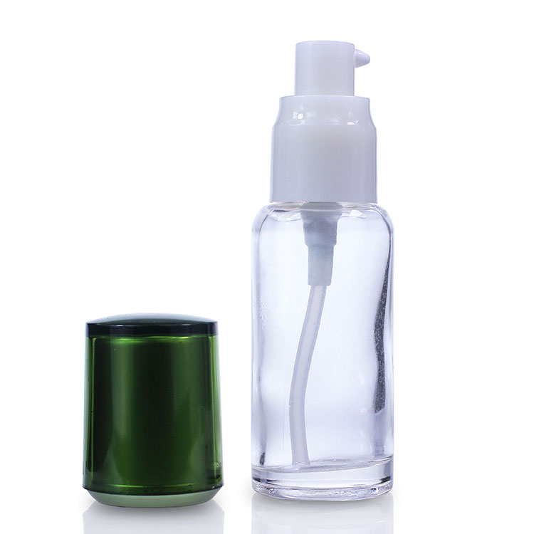 F046 pump bottle foundation glass bottle