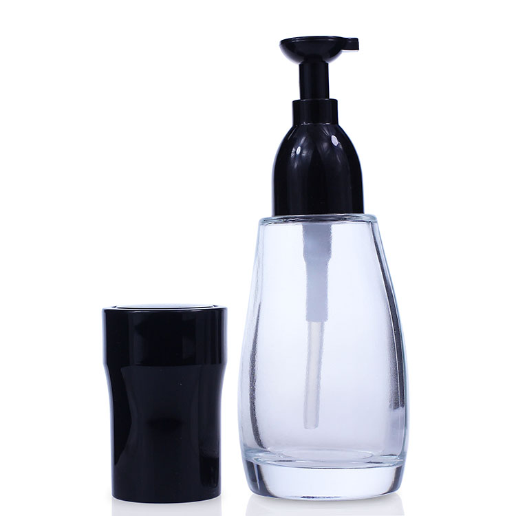 F050 pump bottle foundation glass bottle