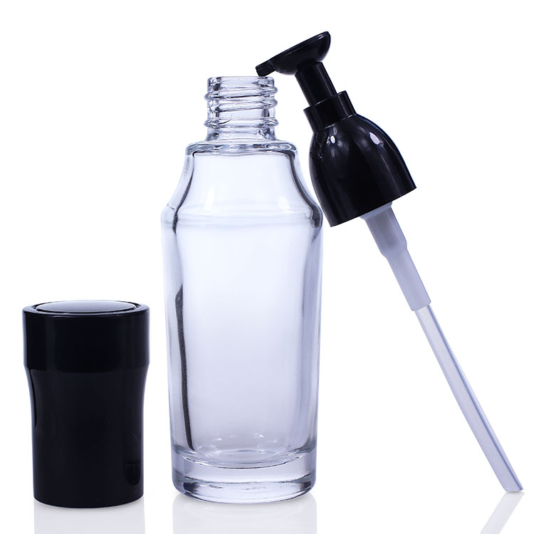 F052 pump bottle foundation glass bottle