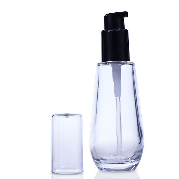 F053 pump bottle foundation glass bottle