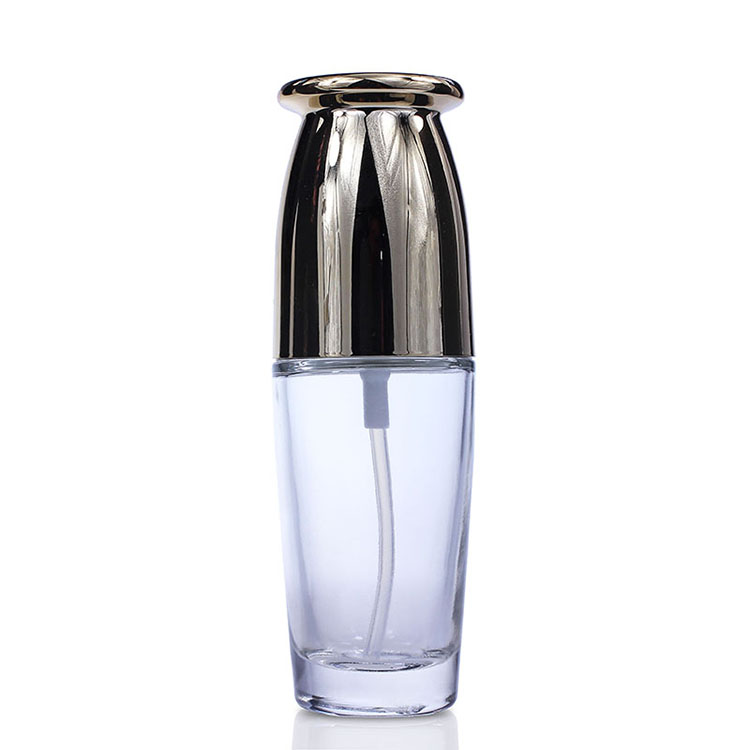 F055 pump bottle foundation glass bottle