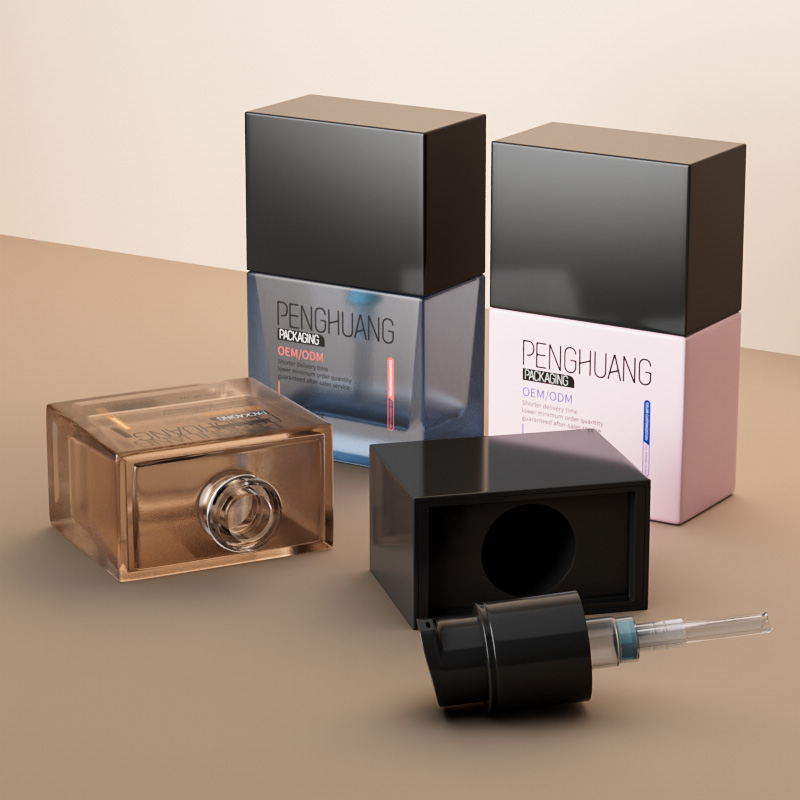 方形粉底液瓶 高顏值25ml隔離霜BB霜按壓瓶蒙砂實色玻璃乳液瓶