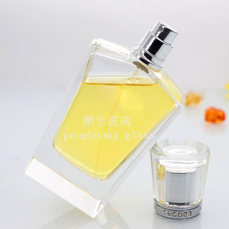 50ml 晶質(zhì)料拋光高檔香水瓶 配優(yōu)質(zhì)水晶蓋子亞克力蓋子