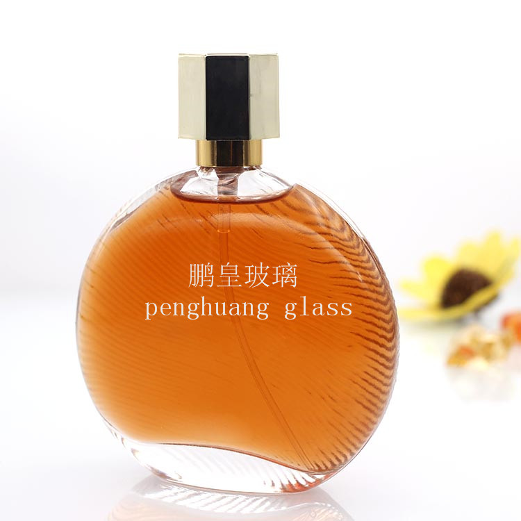 10ml 30ml 50ml新款系列 圓扁型香水瓶配套電鍍蓋子