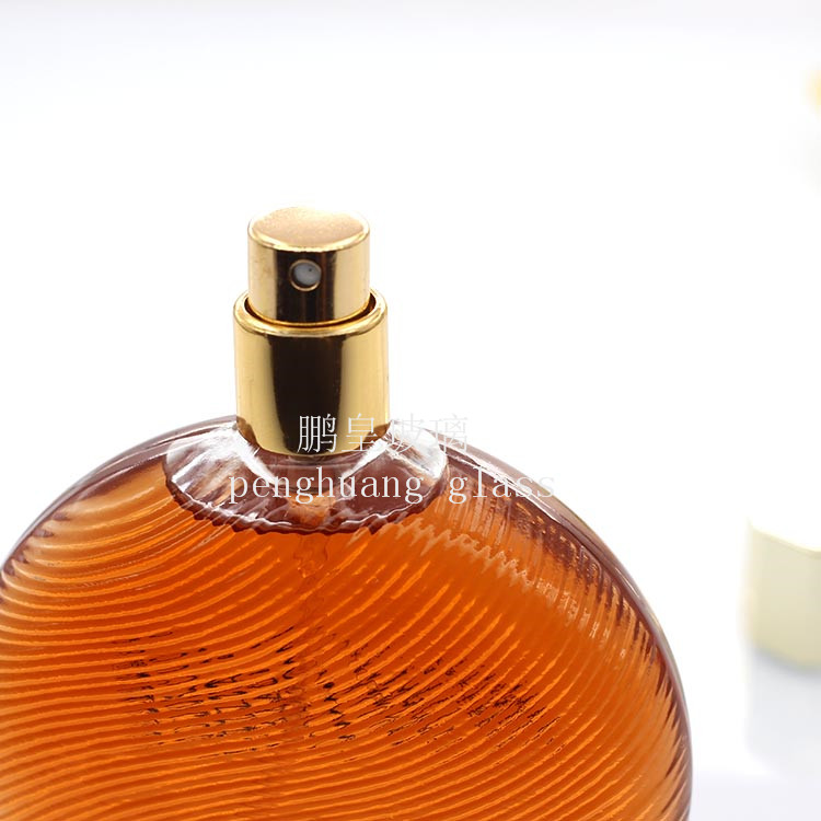 10ml 30ml 50ml新款系列 圓扁型香水瓶配套電鍍蓋子