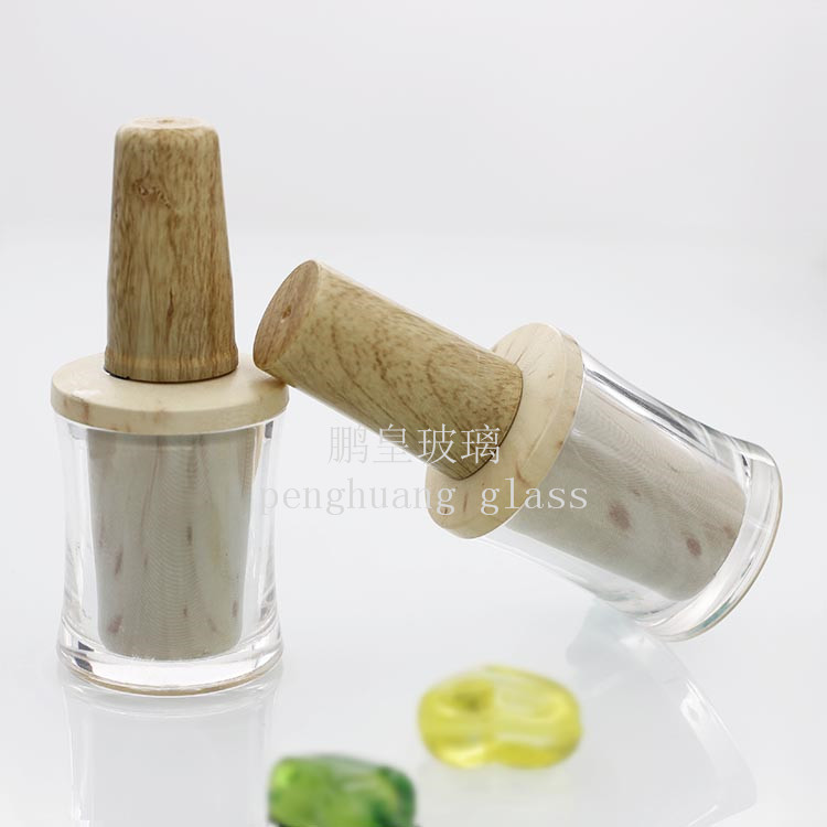 15ml圓柱形雙層亞克力優質高檔甲油膠瓶  美甲甲油膠瓶